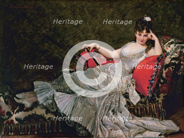 Portrait of Julia Tahl known as Mademoiselle Alice de Lancey.