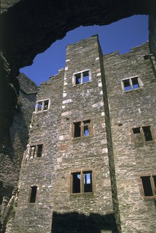 Berry Pomeroy Castle, Devon, 1996. Artist: J Bailey
