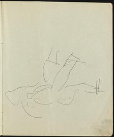 Dancers and Performers (Page from a Sketchbook), c. 1911. Creator: Ernst Kirchner.