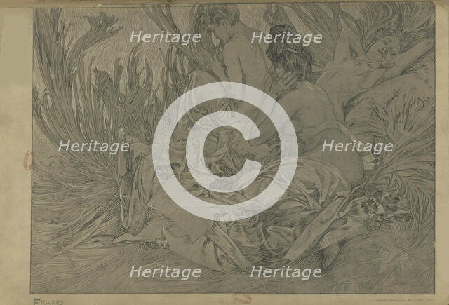 Figures décoratives, 1902. Creator: Mucha, Alfons Marie (1860-1939).