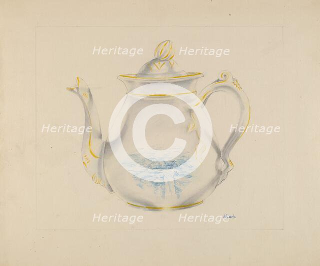 Teapot, probably 1936. Creator: Joseph Sudek.