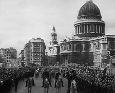 American Troops Marching Through London, 1942. Creator: British Pathe Ltd.