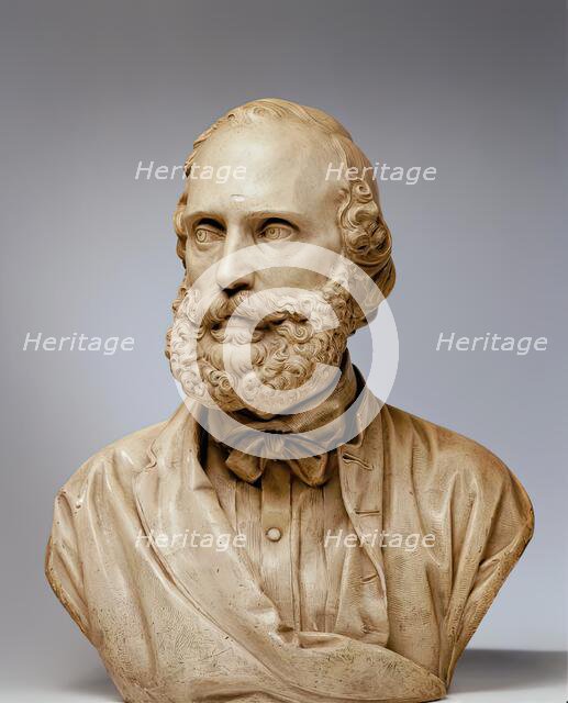 The painter Franz Schrotzberg, 19th century. (c1860s) Creator: Unknown.