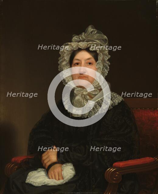 Frances Ludlum Morris (Mrs. Robert Morris) (?), 1838. Creator: Frederick R. Spencer.