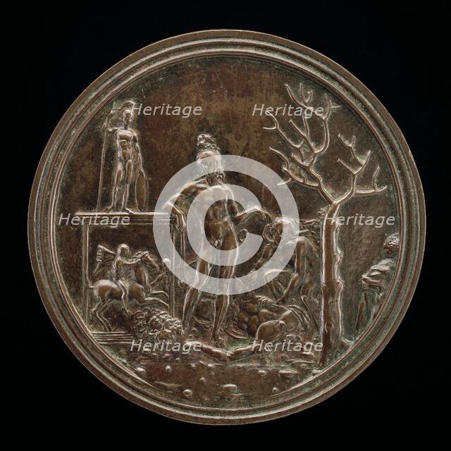 David Triumphant over Goliath, 1507 or before. Creator: Moderno.