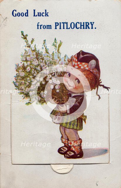 Good Luck from Pitlochry, 1930s. Creator: Unknown.