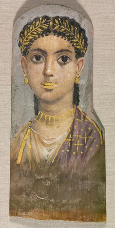 Funerary Portrait of a Young Girl, c. AD 25-37. Creator: Unknown.