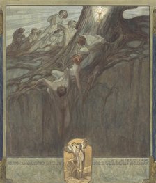 Ch'al Sommo Pince ed e natura Noi di collo in callo. Creator: Bayros, Franz von (1866-1924).