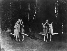 Six dancing figures, n.d.. Creator: Frances Benjamin Johnston.