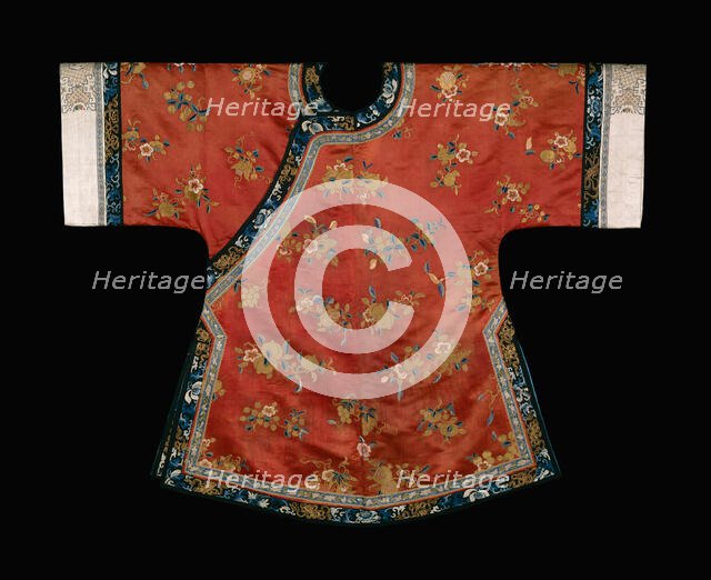 Woman's Ao (Short Robe), China, Qing dynasty (1644-1911), 1800/50. Creator: Unknown.