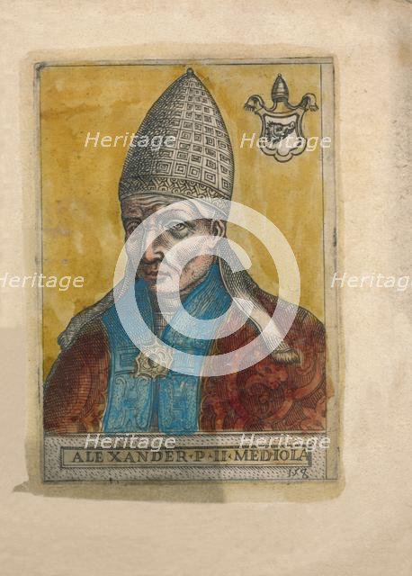 Pope Alexander II. Creator: Unknown.