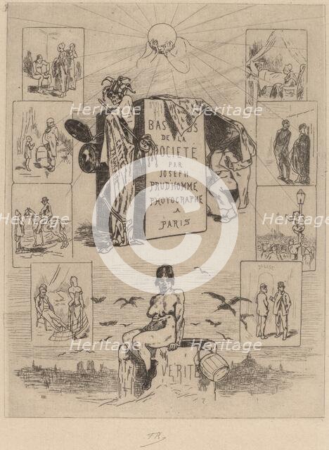 Frontispiece: The Dregs of Society (Les bas-fonds de la societe), 1864. Creator: Félicien Rops.