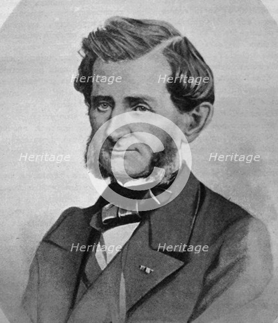 Andrei Ivanovich Stakenschneider, Russian architect, 1860. Artist: Ivan Gokh