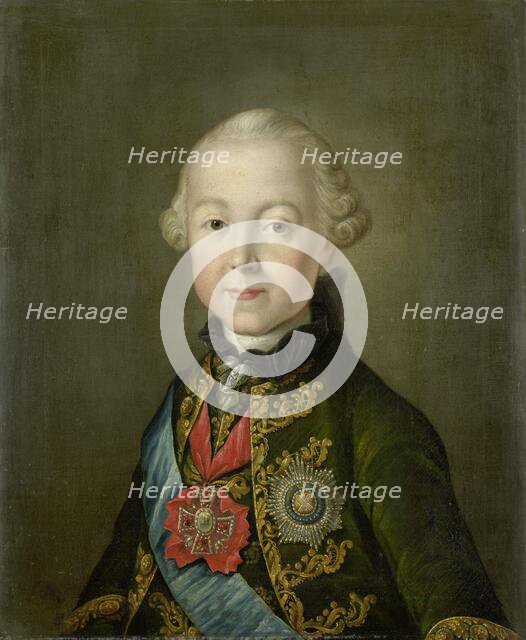 Portrait of Paul I, Emperor of Russia, at a young age, c.1765. Creator: Anon.