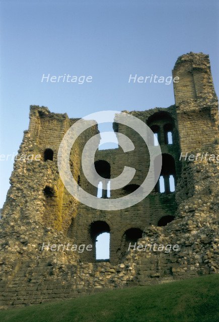 The keep, Scarborough Castle, North Yorkshire, 1989. Artist: Unknown