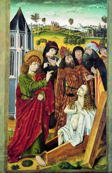 The Resurrection of Drusiana, c1475. Creator: Master of Saint Nicholas (active 1465-1490).