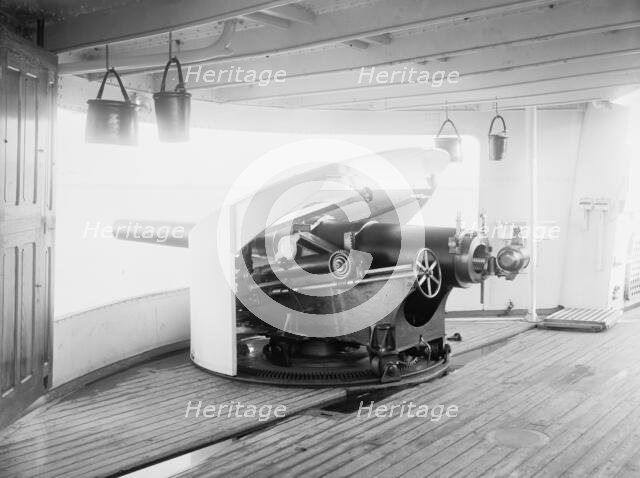 U.S.S. Newark, 6-inch gun, between 1891 and 1901. Creator: Unknown.