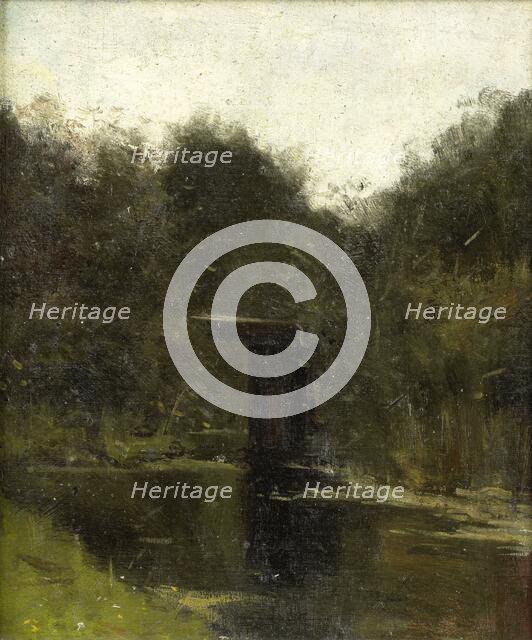 Corner of a Pond near Breukelen, 1888. Creator: Richard Roland Holst.