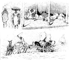 The Spanish-American War: the rainy season in Cuba, 1898. Creator: Carl Hentschel.