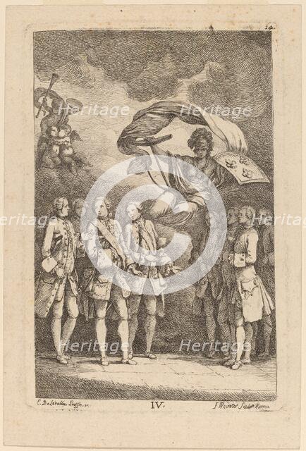 Nella Venuta in Roma: pl. 4, 1764. Creator: Franz Edmund Weirotter.