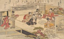 Women Playing a Game with Shells, 1790. Creator: Kitagawa Utamaro.