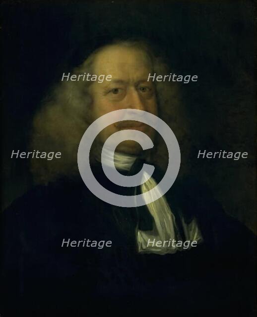 Portrait of Adam Olearius, Librarian to the Court at Gottorp, 1669. Creator: Jurgen Ovens.