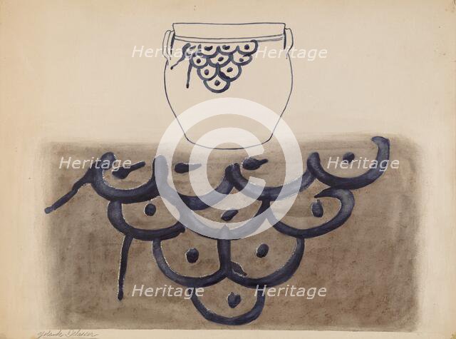 Crock, c. 1937. Creator: Yolande Delasser.