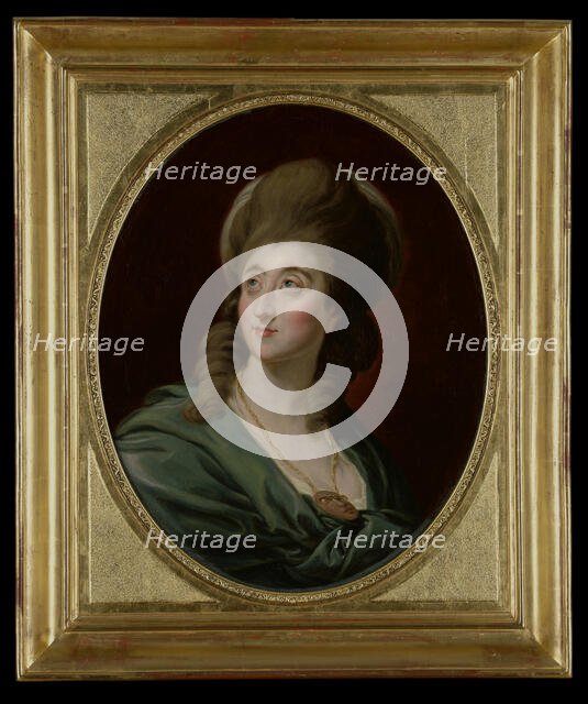 Portrait of Aleksandra née Lubomirska, Wife of Stanislaw Potocki (1758-1831), 1780. Creator: Pompeo Batoni.