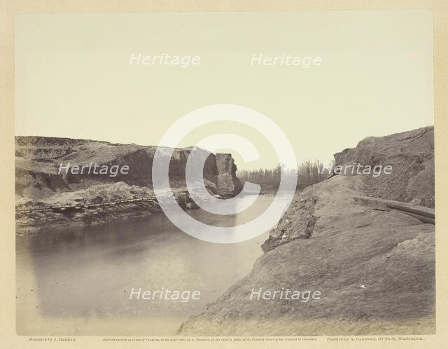 Dutch Gap Canal, James River, Virginia, March 1864. Creator: John Reekie.