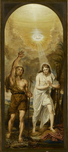 The Baptism of Christ, 1841. Creator: Ward, James (1769-1859).