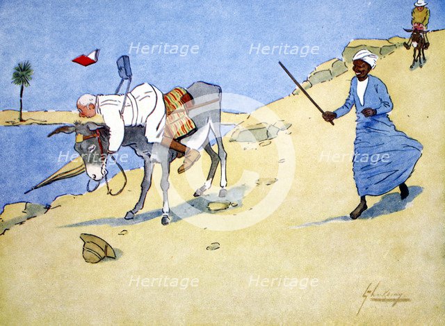 'A Stopping-Place on the Nile', 1908.  Artist: Lance Thackeray