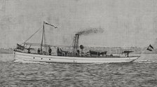 43-ton third-class gunboat "Ligera", which defeated the American torpedo boat "Cushing", Cuba, 1898. Creator: Unknown.