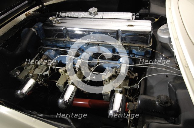 Chevrolet Corvette 1954 . Artist: Simon Clay.