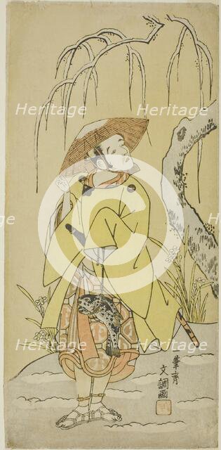 The Actor Arashi Otohachi I as Numataro, the Retainer of Utou Yasukata, in Part Two..., c.1766. Creator: Ippitsusai Buncho.