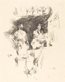 The Brothers, 1895/1896. Creator: James Abbott McNeill Whistler.