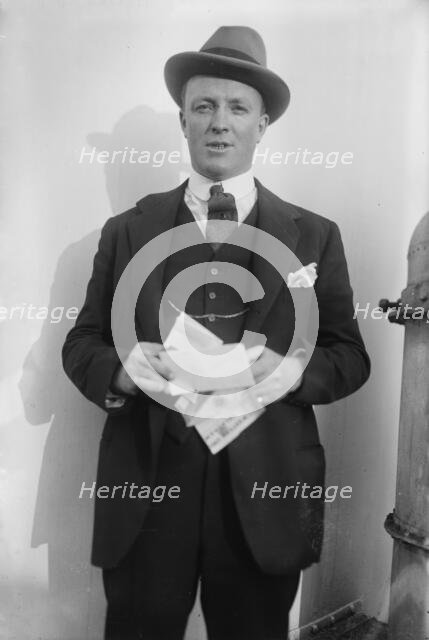 Hugh Walpole, 1919. Creator: Bain News Service.