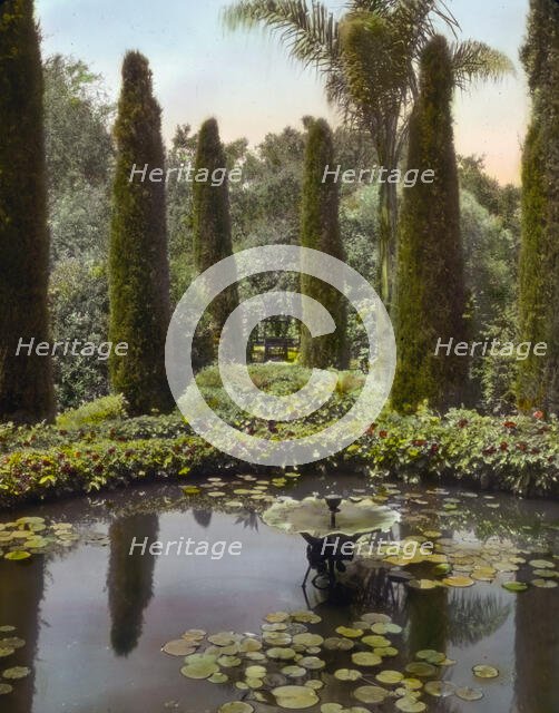 "Glendessary," Robert Cameron Rogers house, Glendessary Lane, Santa Barbara, California, 1917. Creator: Frances Benjamin Johnston.