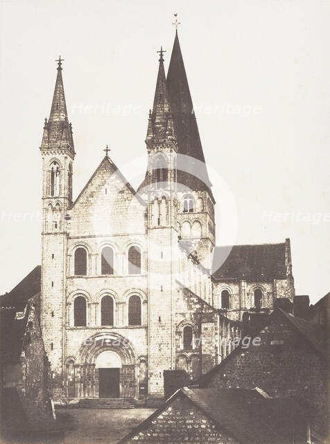 Saint-Georges de Boscherville, près Rouen, 1852-54. Creator: Edmond Bacot.
