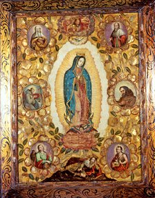  'Virgin of Guadalupe' by Miguel Gonzalez 1692, now in the Museum of America in Madrid.