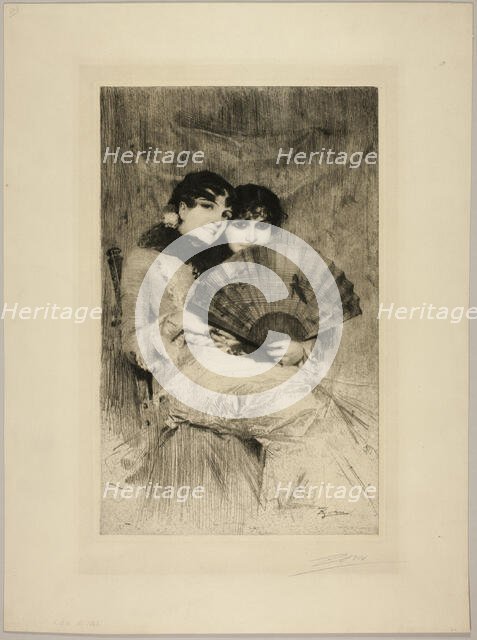 The Cousins, 1883. Creator: Anders Leonard Zorn.