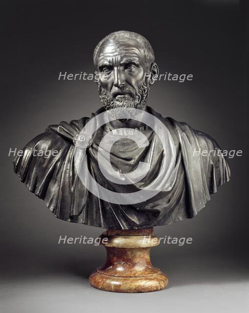 Bust of Lucius Junius Brutus, c.1550. Creators: Ludovico Lombardo, Lucius Junius Brutus.