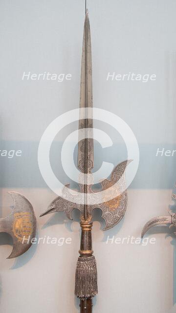 Halberd of Christian I of Saxony (reigned 1586-91), German, ca. 1590. Creator: Unknown.