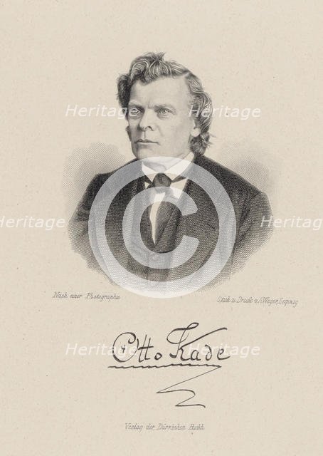Portrait of the Composer Otto Kade (1819-1900). Creator: Weger, August (1823-1892).