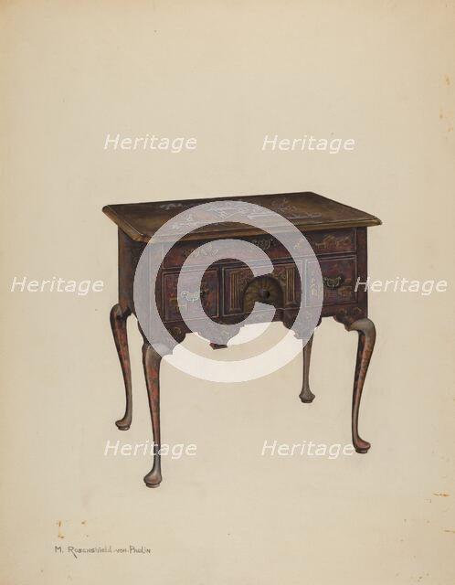 Lowboy, c. 1938. Creator: M. Rosenshield-von-Paulin.