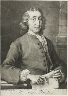Thomas Wright, 1737. Creator: Thomas Frye.