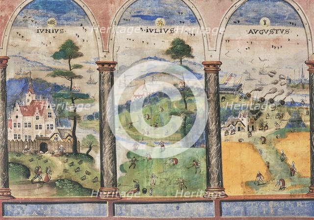 The Four Seasons: summer months, End of 17th-Early 18th cen. Creator: Anonymous.