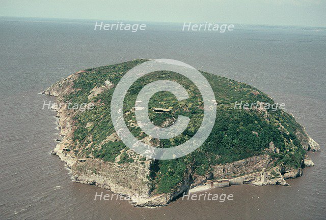 Steep Holm, Bristol Channel, 1969. Artist: Jim Hancock.