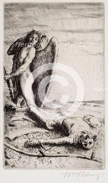 Death Defeated, 1888. Creator: William Strang.