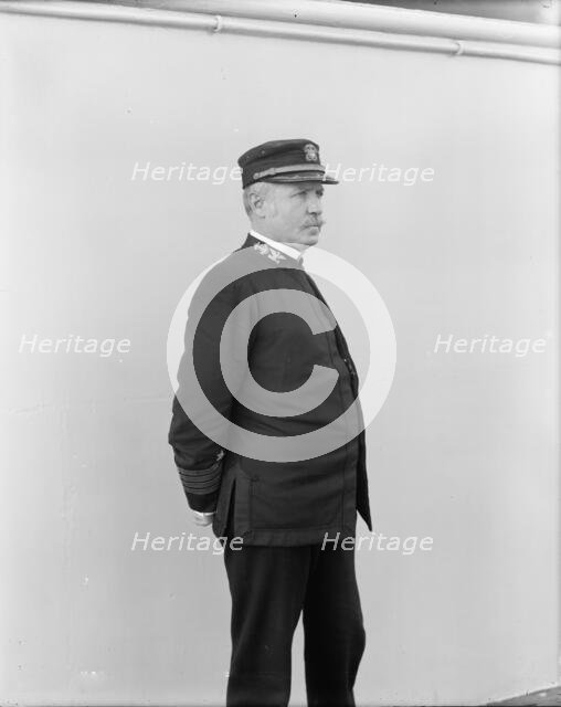 U.S.S. New York, Capt. Chadwick, between 1893 and 1901. Creator: William H. Jackson.
