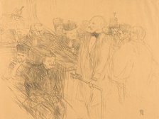 Ribot Deposition (Déposition Ribot), 1896. Creator: Henri de Toulouse-Lautrec.